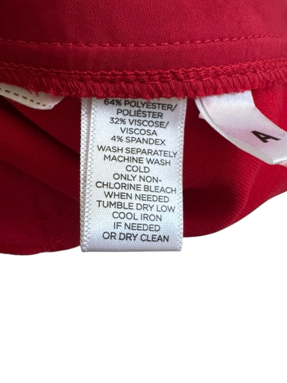 LOFT Red Women's Julie Trousers - Tailored light tapered Leg Sz: 6 - Picture 11 of 11
